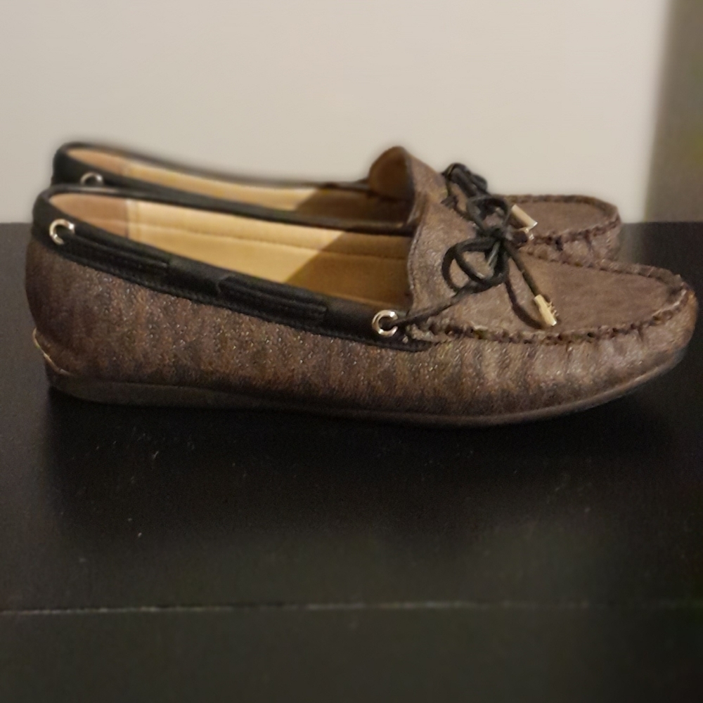 Michael Kors Brown Loafers - Picture 2 of 6